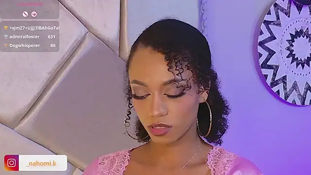 Snapshot of Nahomi_King chatting on February 2025 04:25:02 PM Nahomi King online show from February 2025 04:25:02 PM