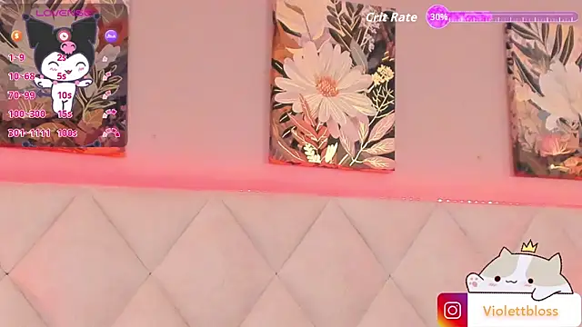 Violettbloss online show from October 2025 03:17:02 AM