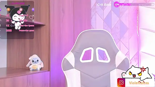 Violettbloss online show from February 2026 03:25:02 AM