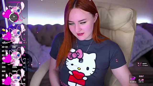 Snapshot of LovelyBell chatting on April 2026 06:18:01 AM LovelyBell online show from April 2026 06:18:01 AM