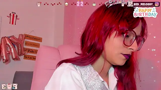 Snapshot of RedMeloddy chatting on July 2026 10:24:02 PM RedMeloddy online show from July 2026 10:24:02 PM