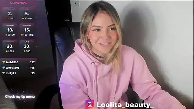 Snapshot of LoolitaBeauty_ chatting on February 2025 08:11:02 AM LoolitaBeauty online show from February 2025 08:11:02 AM