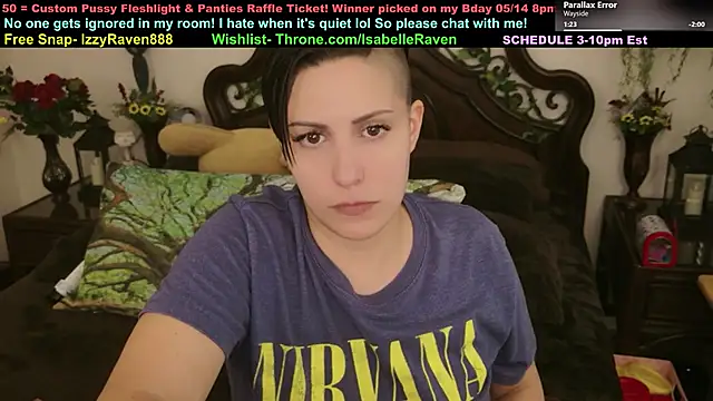 IsabelleRaven online show from April 2026 08:34:01 PM