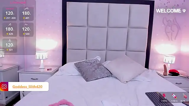 Goddess  Lilith online show from December 2024 02:14:01 AM