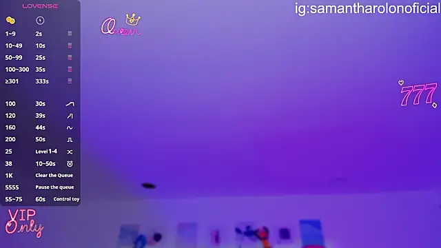 Samantha Rolon online show from March 2026 02:39:02 AM