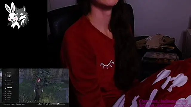 Snapshot of BadBunnyXWolfyLive chatting on October 2025 06:19:02 PM BadBunnyXWolfyLive online show from October 2025 06:19:02 PM