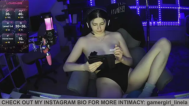 Snapshot of Gamergirl-Linela chatting on June 2026 12:22:02 AM Gamergirl-Linela online show from June 2026 12:22:02 AM
