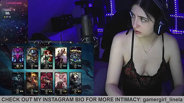 Snapshot of Gamergirl-Linela chatting on July 2026 12:57:02 AM Gamergirl-Linela online show from July 2026 12:57:02 AM