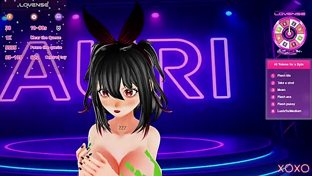 Auri Hikaru online show from October 2025 08:18:02 PM