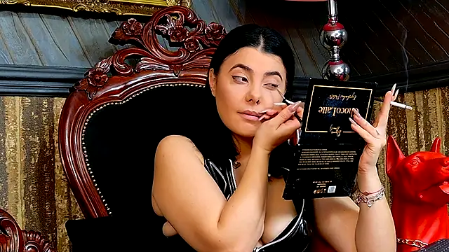 Snapshot of MistressEly chatting on October 2025 12:00:02 PM MistressEly online show from October 2025 12:00:02 PM