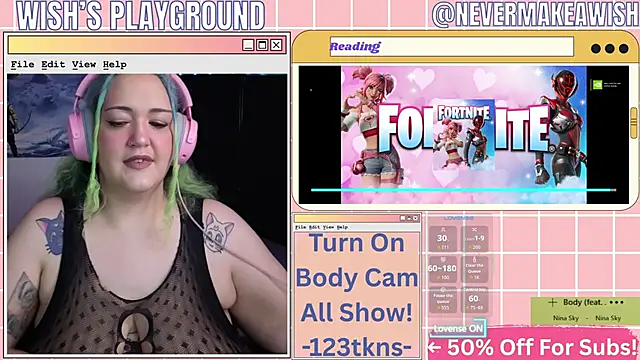 nevermakeawish online show from February 2026 05:47:02 PM