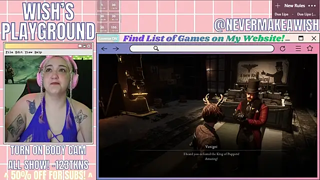 nevermakeawish online show from April 2026 05:45:02 AM