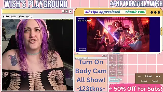 nevermakeawish online show from April 2026 09:58:01 AM