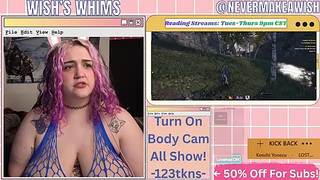 nevermakeawish online show from June 2026 09:56:02 AM