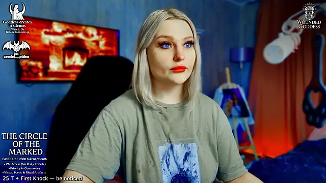 Wounded Goddess  online show from February 2026 06:17:01 AM