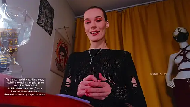 Giantess Eva online show from November 2025 06:19:01 PM