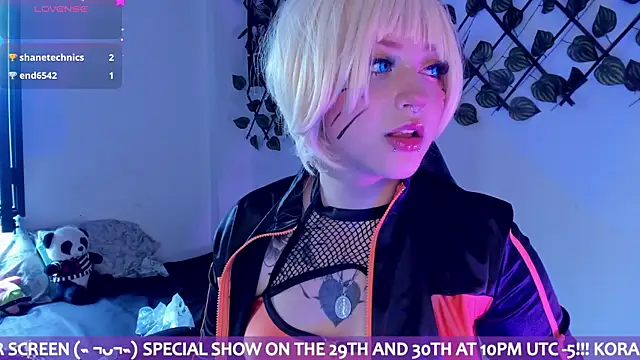 Snapshot of Kora_Red69 chatting on June 2026 05:32:01 PM Kora Red69 online show from June 2026 05:32:01 PM