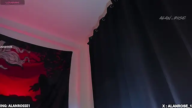 AlanRose01 online show from March 2026 12:05:01 PM