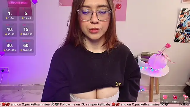 Snapshot of Sampuckettbaby chatting on May 2026 03:28:02 PM Sampuckettbaby online show from May 2026 03:28:02 PM