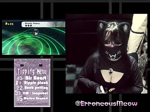 ErroneousMeow online show from April 2026 01:21:01 AM