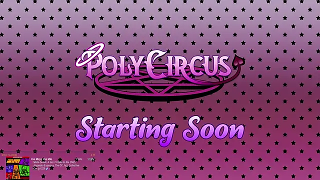 Snapshot of PolyCircus chatting on April 2026 03:56:01 AM PolyCircus online show from April 2026 03:56:01 AM