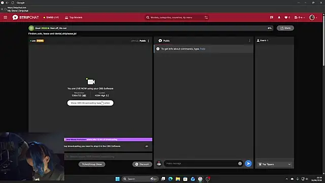 Vampxena online show from June 2026 09:19:01 PM