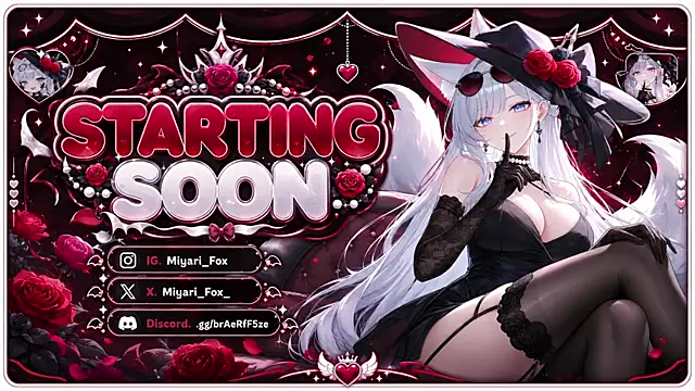 Snapshot of MiyariFox chatting on July 2026 05:56:01 AM MiyariFox online show from July 2026 05:56:01 AM