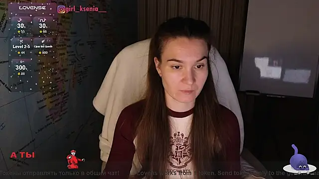 Girl Ksenia online show from March 2025 09:24:01 PM