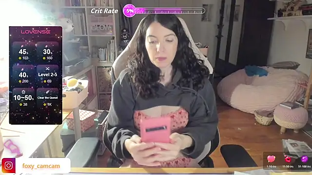 Foxy c online show from April 2026 08:42:01 PM