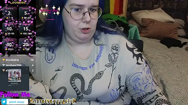 JannetPie online show from February 2025 11:46:02 PM