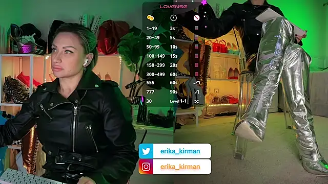 Erika Kirman online show from January 2026 02:31:01 PM