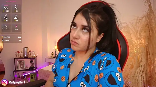 Snapshot of KallyMyller1 chatting on January 2025 10:45:01 PM KallyMyller1 online show from January 2025 10:45:01 PM