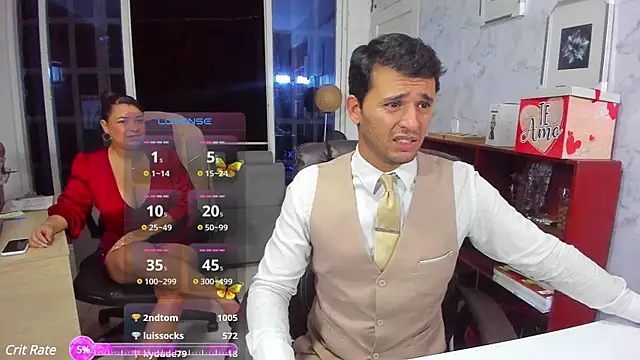 Snapshot of IreneAndGeorge chatting on March 2025 11:59:02 PM IreneAndGeorge online show from March 2025 11:59:02 PM