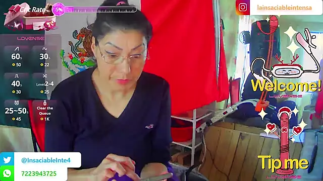 LaInsaciableIntensa online show from March 2025 02:59:01 PM