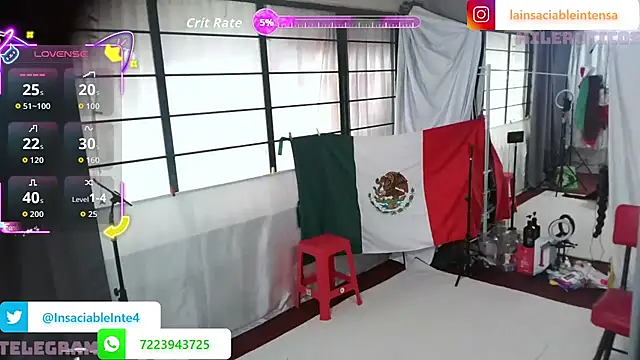 LaInsaciableIntensa online show from October 2025 02:07:01 PM