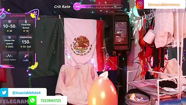 LaInsaciableIntensa online show from February 2026 02:12:02 AM