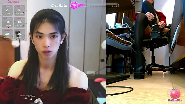 Snapshot of CrytinaSissyCrossdress chatting on February 2026 04:43:01 AM CrytinaSissyCrossdress online show from February 2026 04:43:01 AM