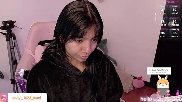 Snapshot of Nami_usagi chatting on June 2026 08:57:02 PM Nami usagi online show from June 2026 08:57:02 PM