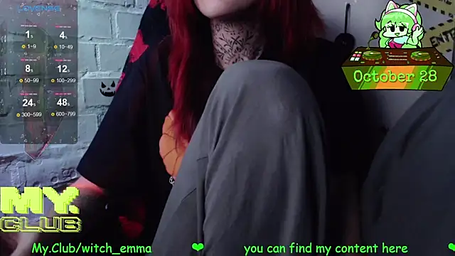 Witch Emma online show from October 2025 08:44:02 PM