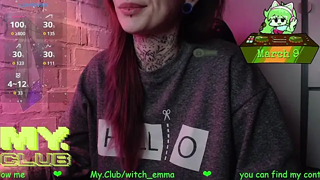 Witch Emma online show from March 2026 07:56:02 AM