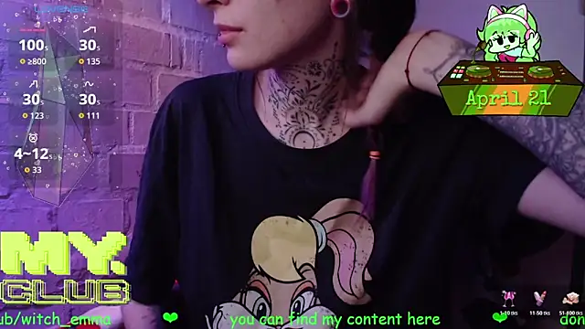 Snapshot of Witch_Emma chatting on April 2026 06:55:01 PM Witch Emma online show from April 2026 06:55:01 PM