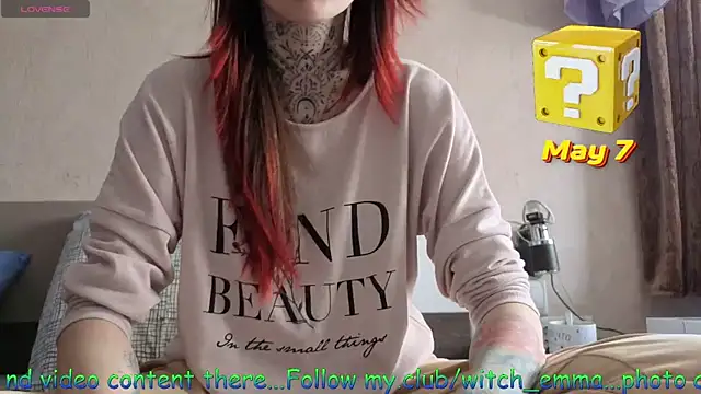 Snapshot of Witch_Emma chatting on May 2026 07:14:02 AM Witch Emma online show from May 2026 07:14:02 AM