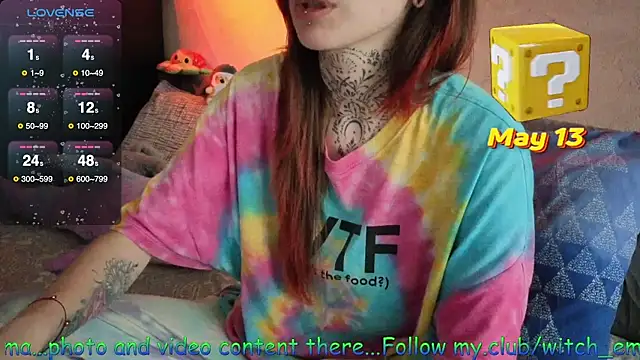 Snapshot of Witch_Emma chatting on May 2026 04:26:02 PM Witch Emma online show from May 2026 04:26:02 PM