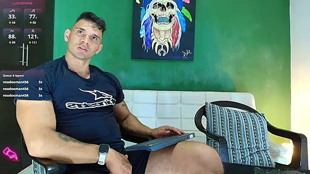 Snapshot of GendersonFit chatting on April 2026 07:34:02 PM GendersonFit online show from April 2026 07:34:02 PM